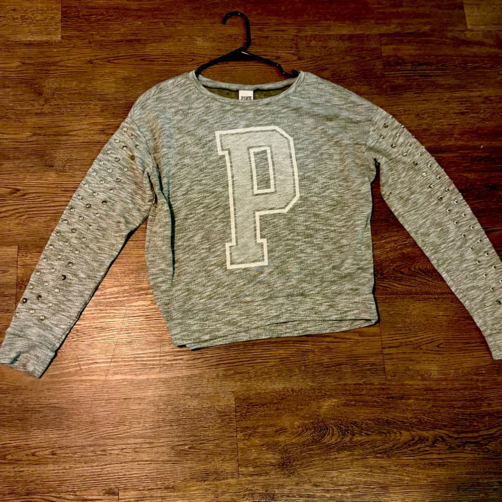 VS Pink Gray Top